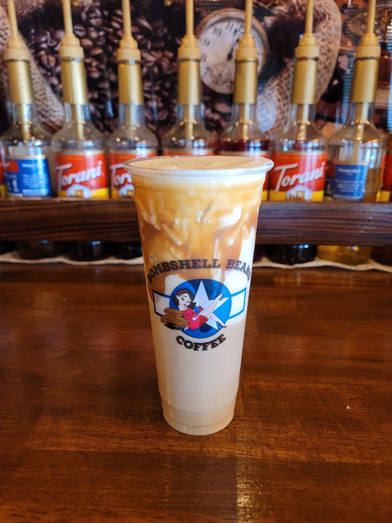 Hazelnut Heaven latte from Bombshell Beans